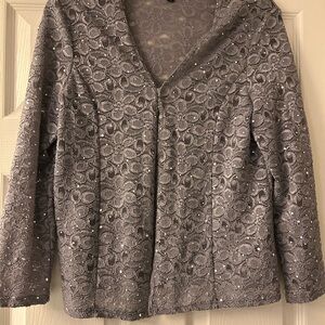 Blu Sage Soft Purple Lace Top